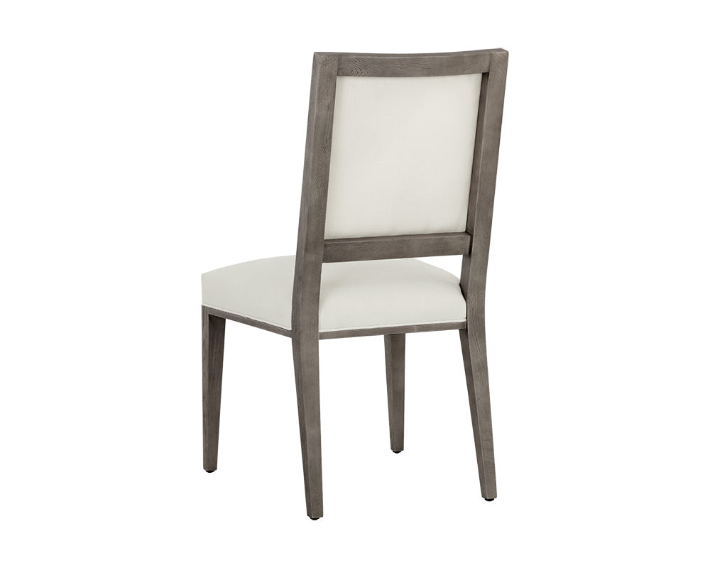 Aurelia Dining Chair - Ash Grey - Linoso Ivory