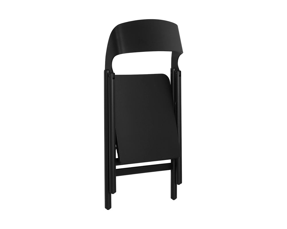 Ronny Folding Dining Chair - Black