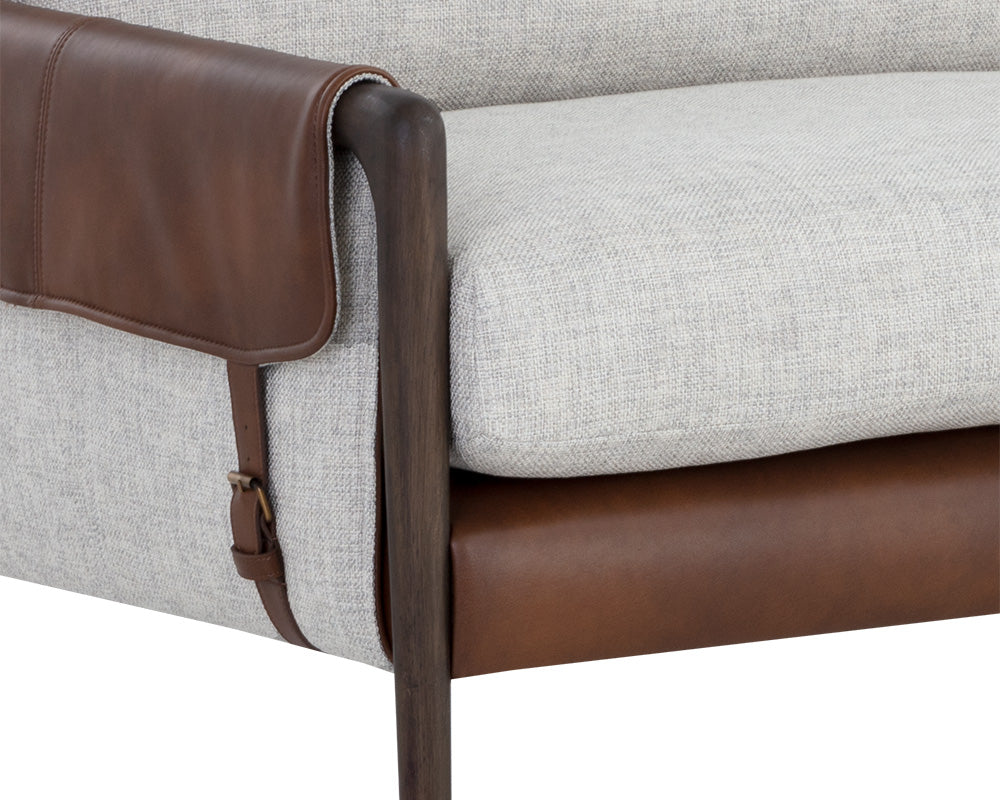 Mauti Sofa - Brown - Vault Fog / Bravo Cognac