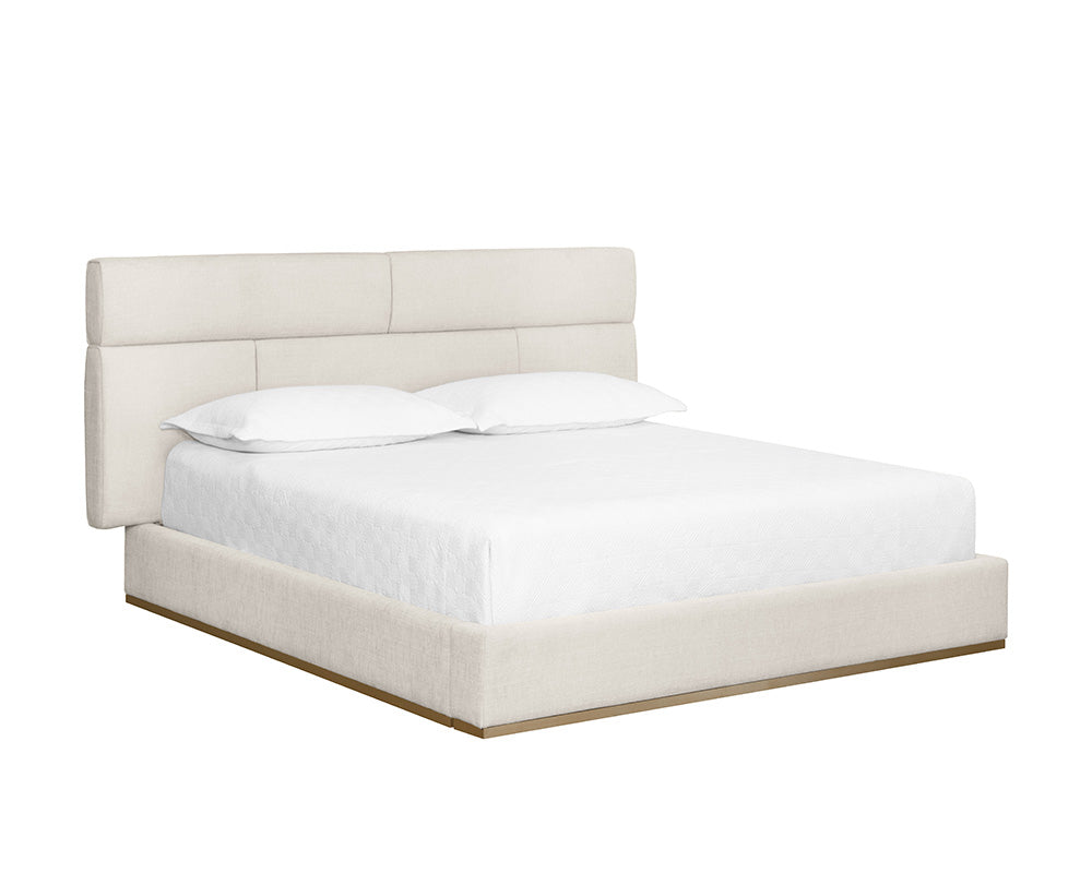 Beckham Bed - King - Chacha Cream