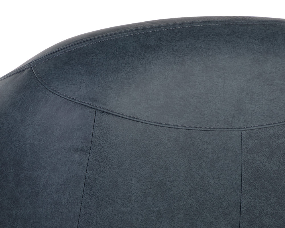 Armani Armchair - Midnight Blue Leather