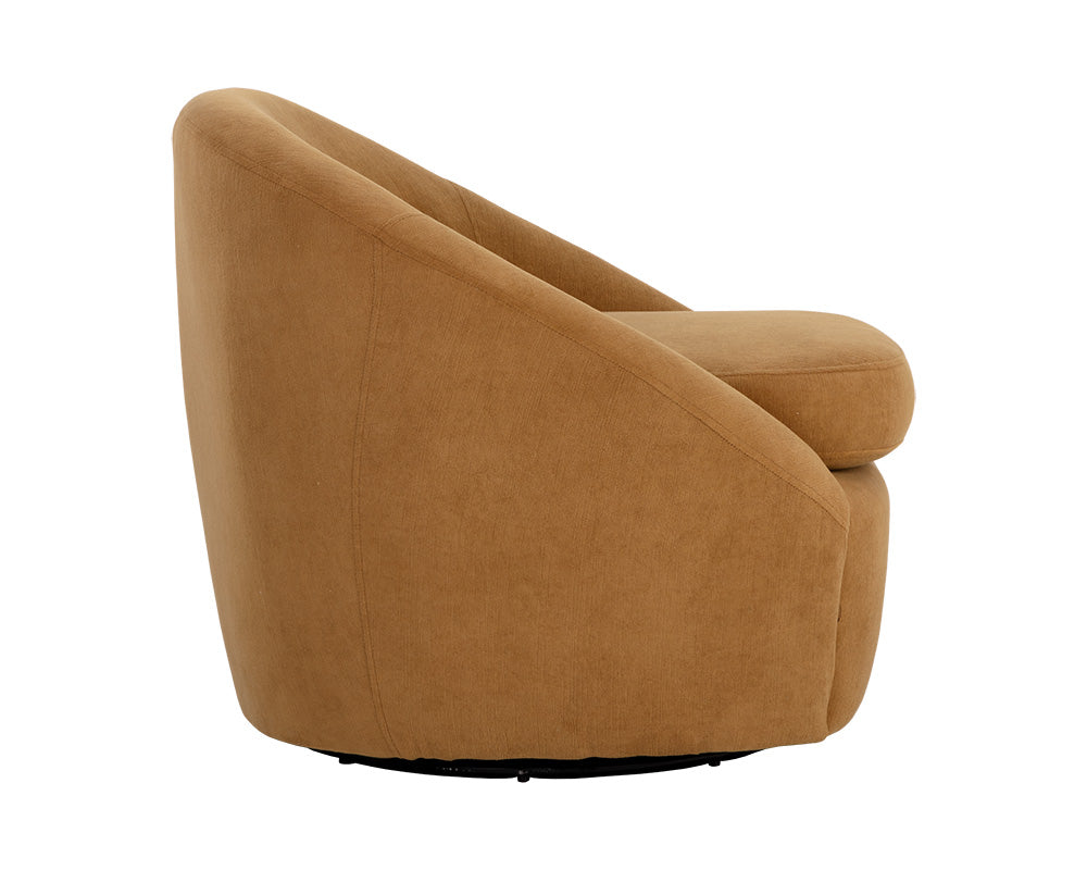 Bliss Swivel Lounge Chair - Treasure Gold