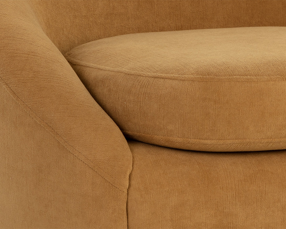 Bliss Swivel Lounge Chair - Treasure Gold