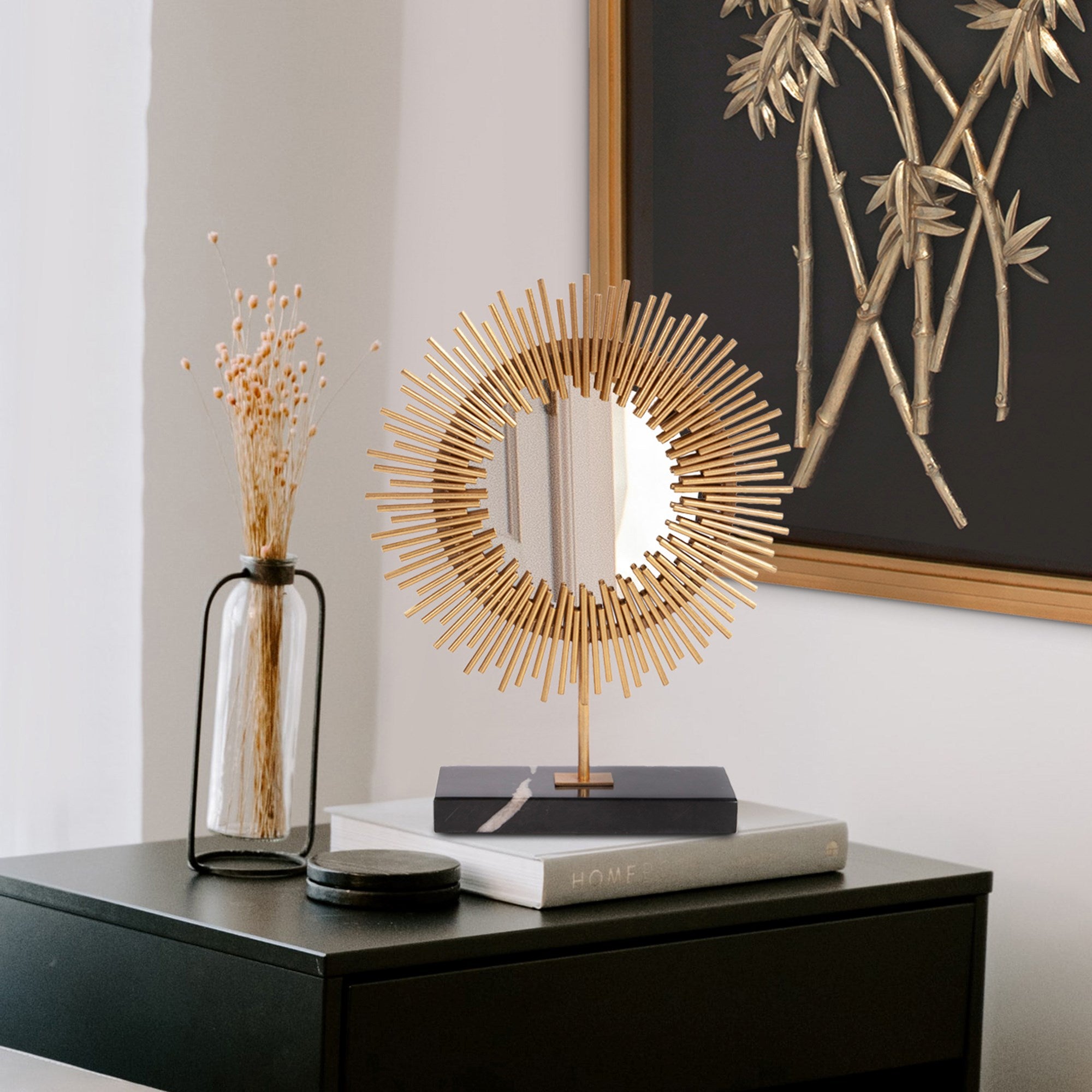 Ra Sunburst Table Mirror