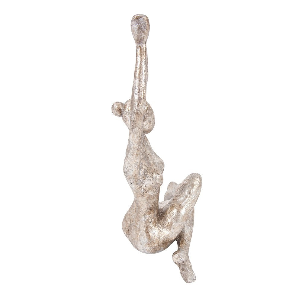 Seated Twist Yoga Pose Statue