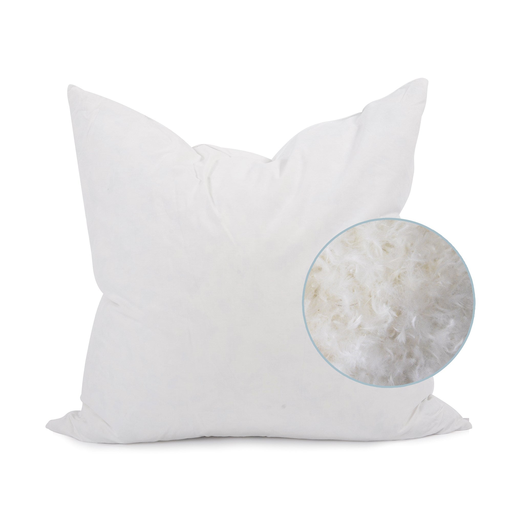 Sparrow Natural Down Pillow- 20" x 20"