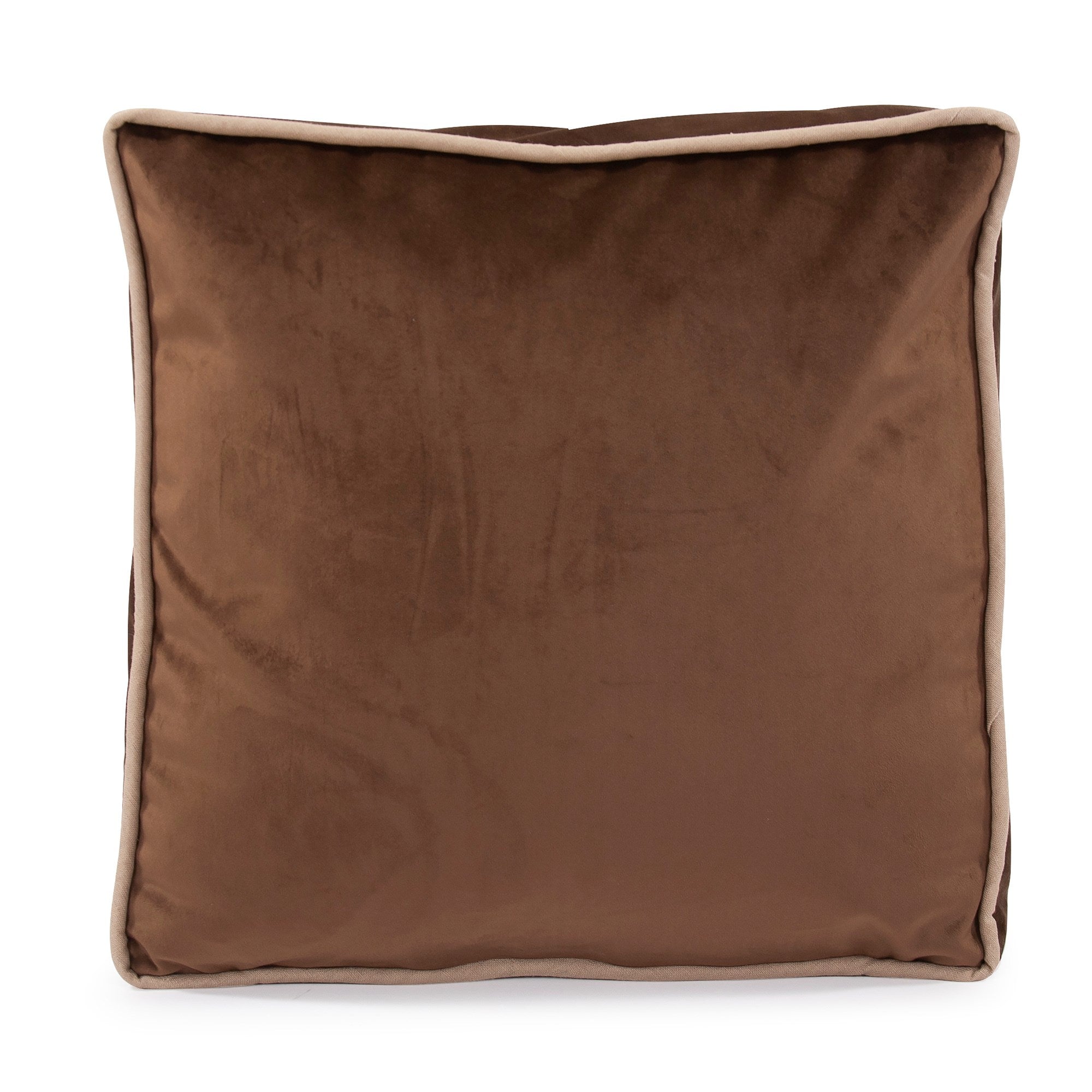 Gusseted Bella Chocolate Down Pillow- 20" x 20"