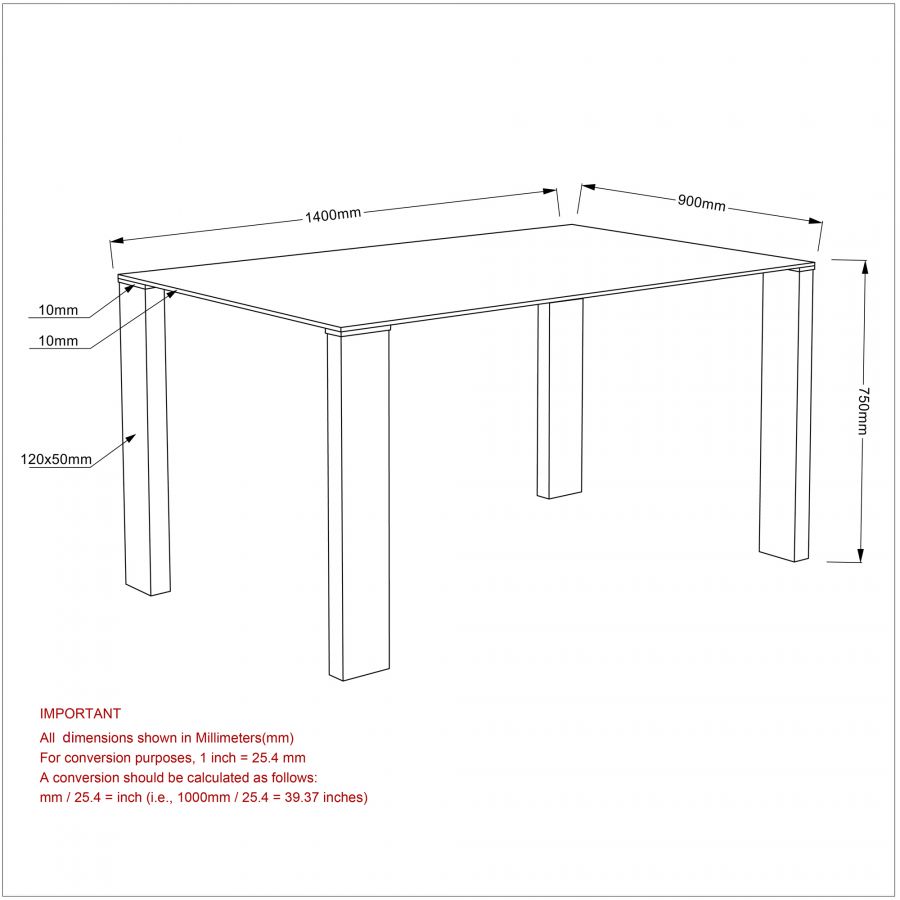 Frankfurt Stainless Steel Dining Table