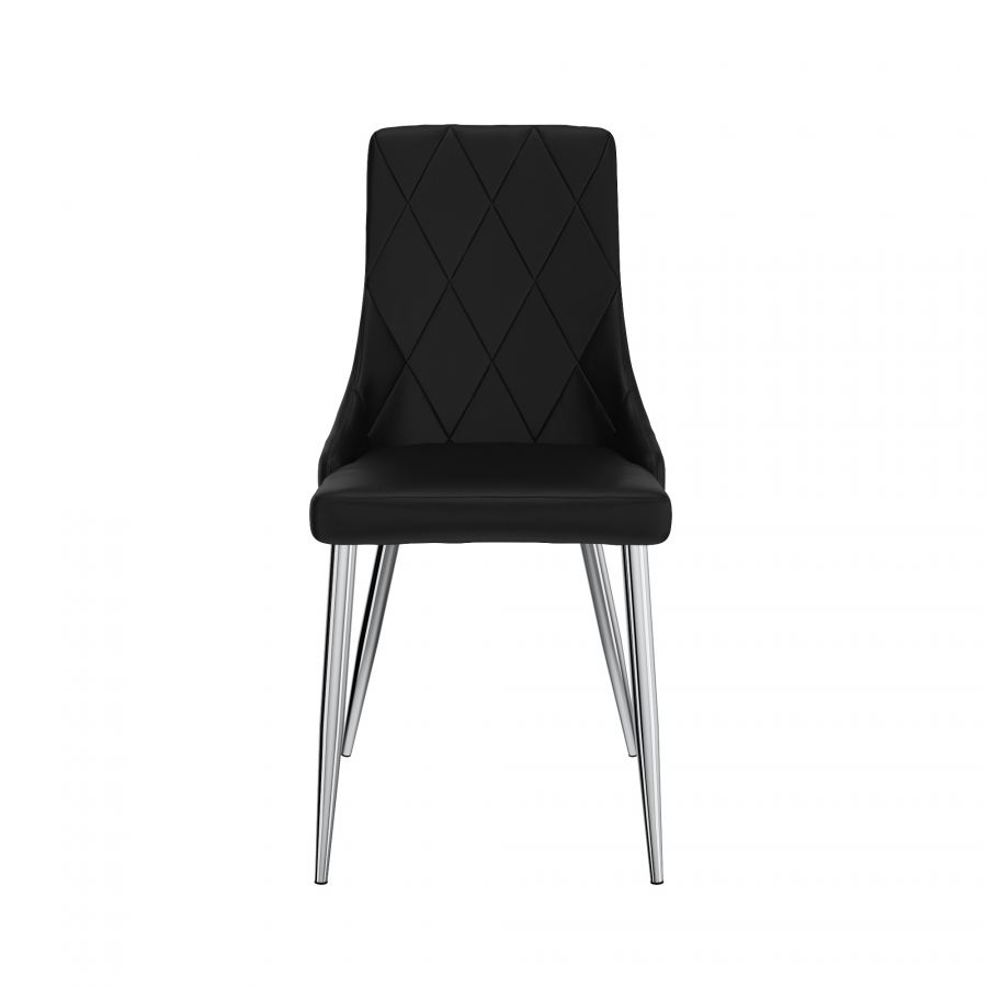 Devo Black Side Chair