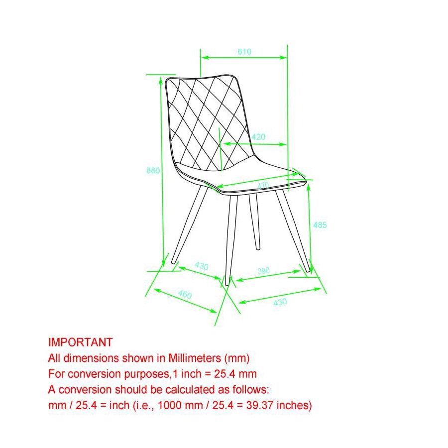 Marlo Black Side Chair