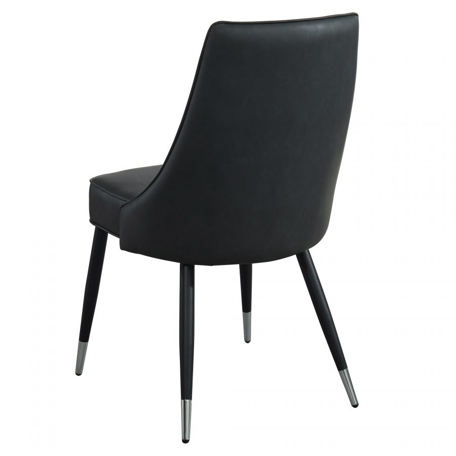 Silvano Vintage Grey Side Chair