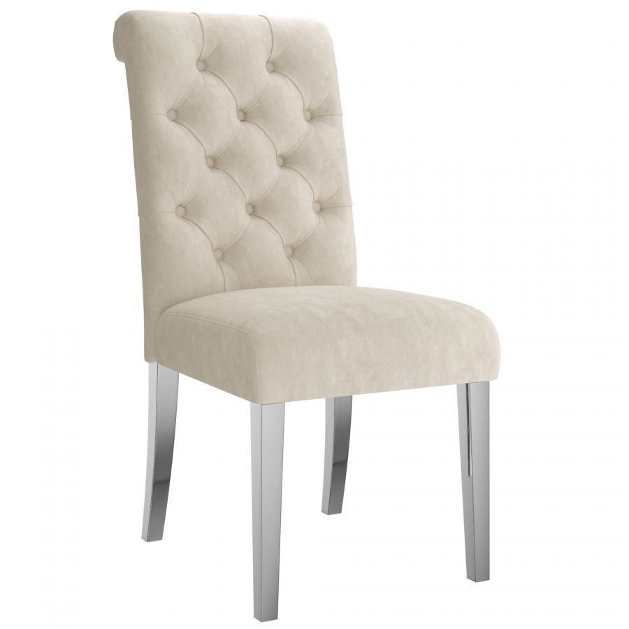 Chloe Beige Side Chair