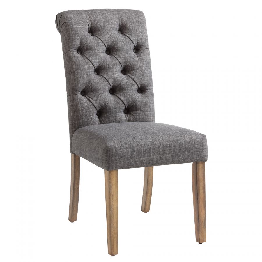 Melia Grey Side Chair