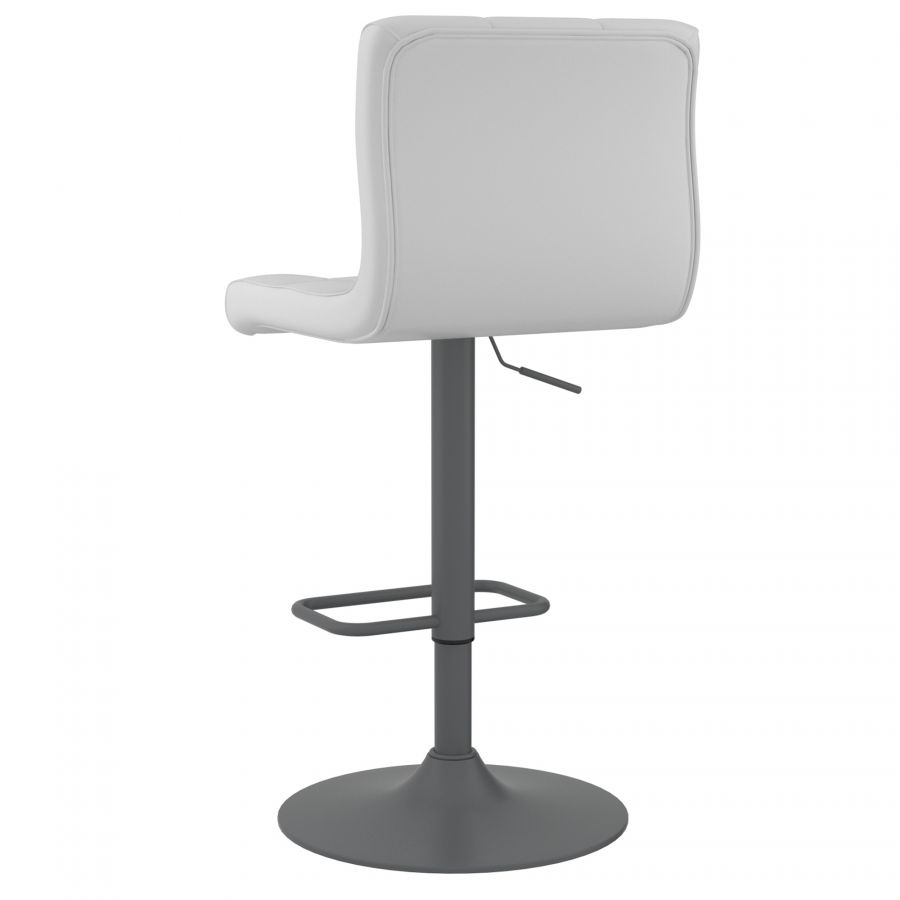 Dex White Air Lift Stool