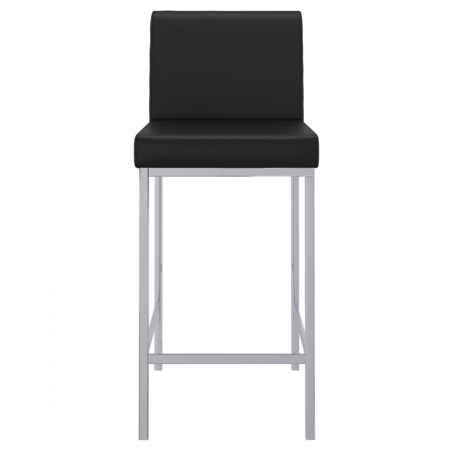 Porto Black Counter Stool