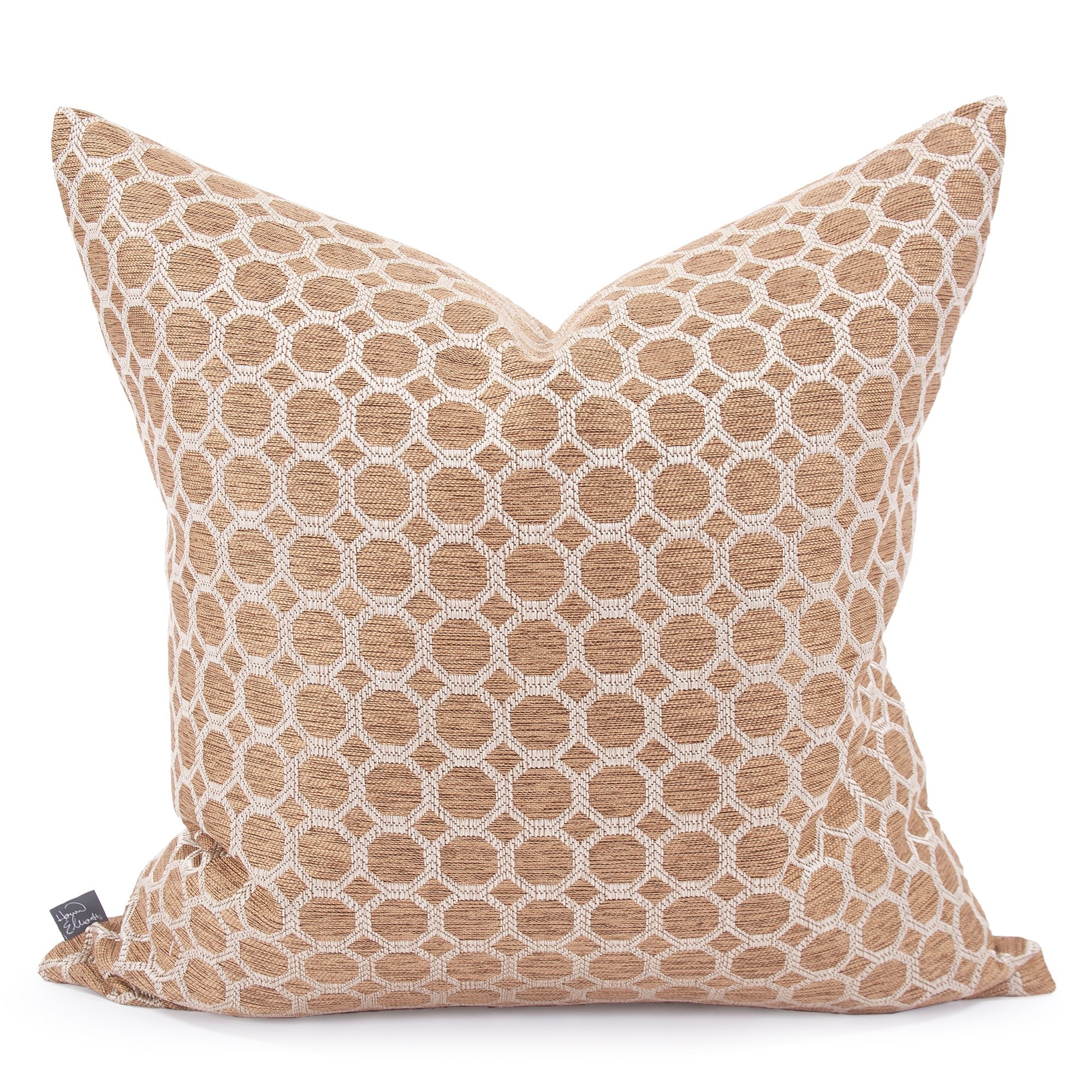 Pyth Gold Poly Pillow- 24" x 24"