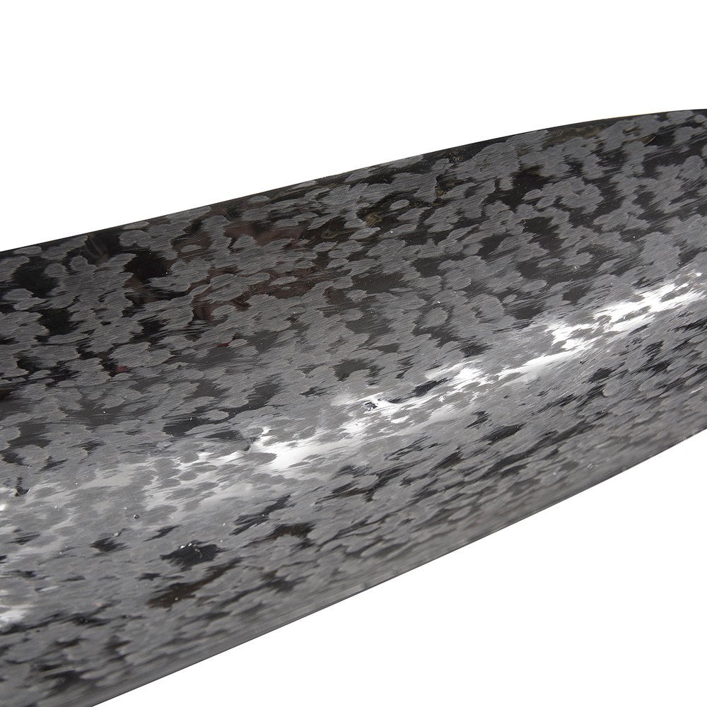 Chiseled Texture Black Iron Elongated Tray, Large