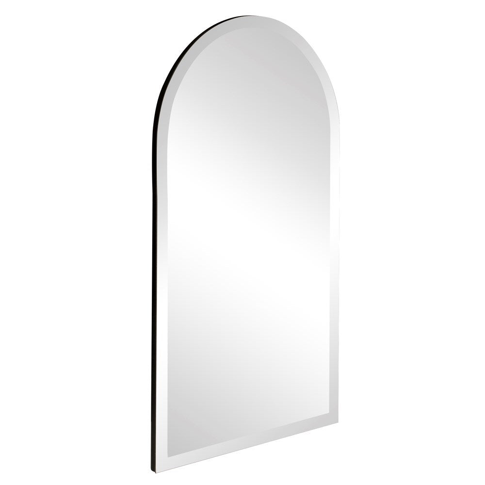 Frameless Arched Mirror