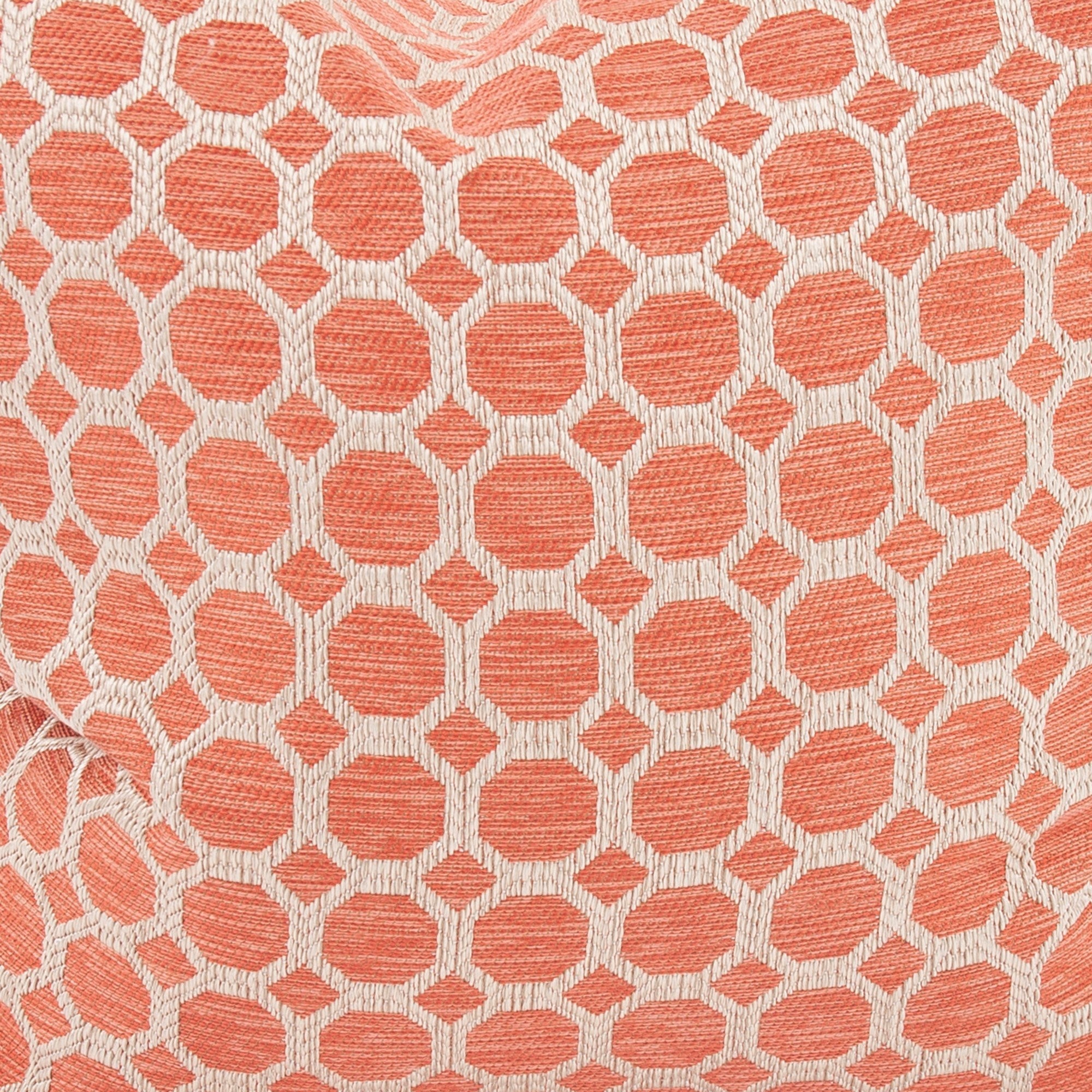 Pyth Coral Kidney Pillow- 11" x 22"