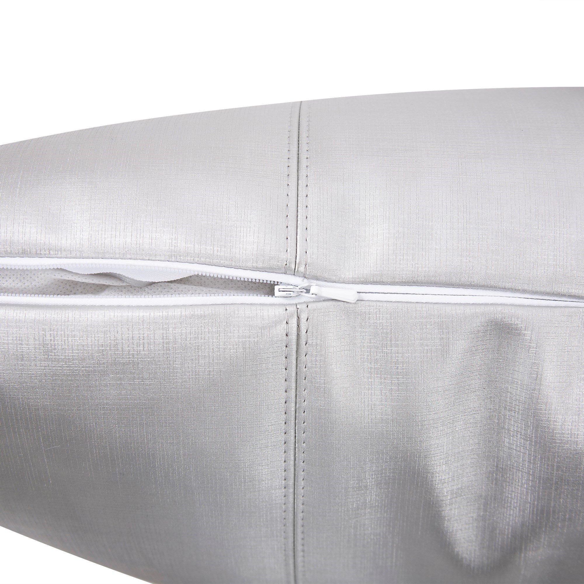 Luxe Mercury Kidney Pillow- 11" x 22"