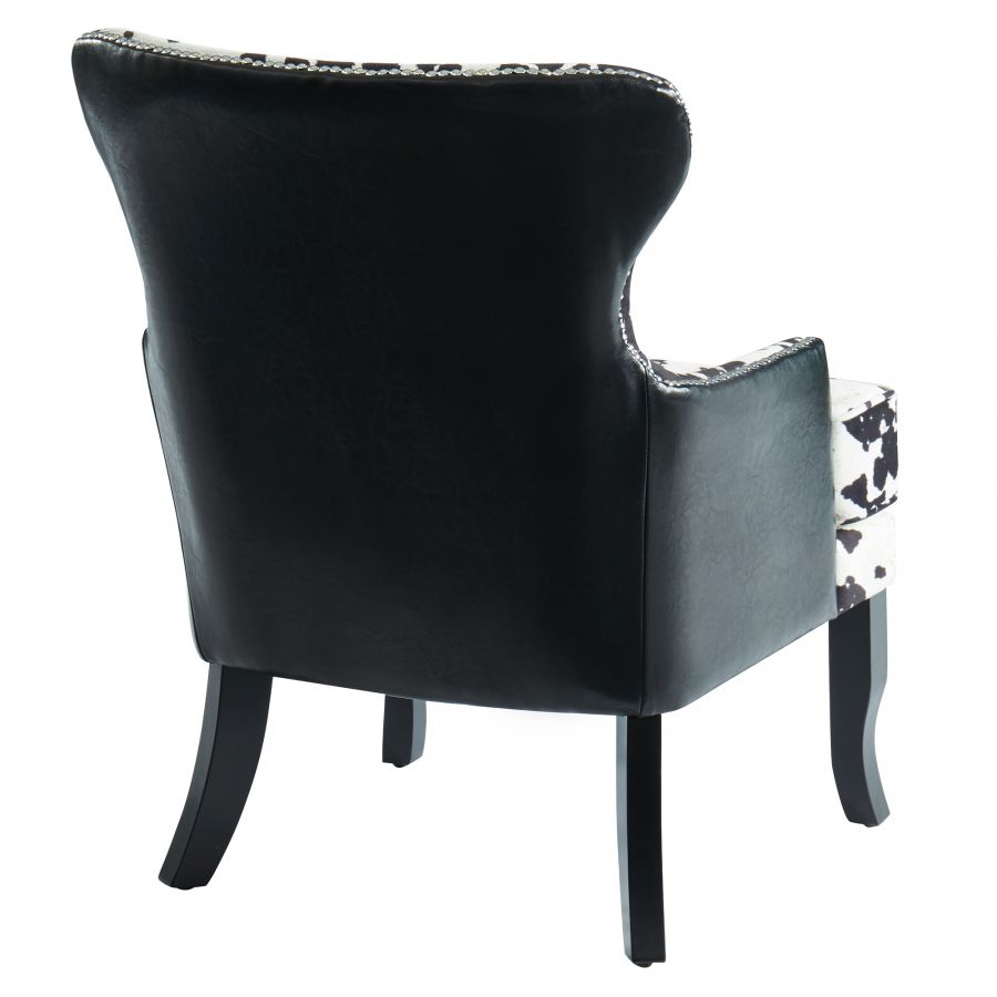 Angus Black Accent Chair