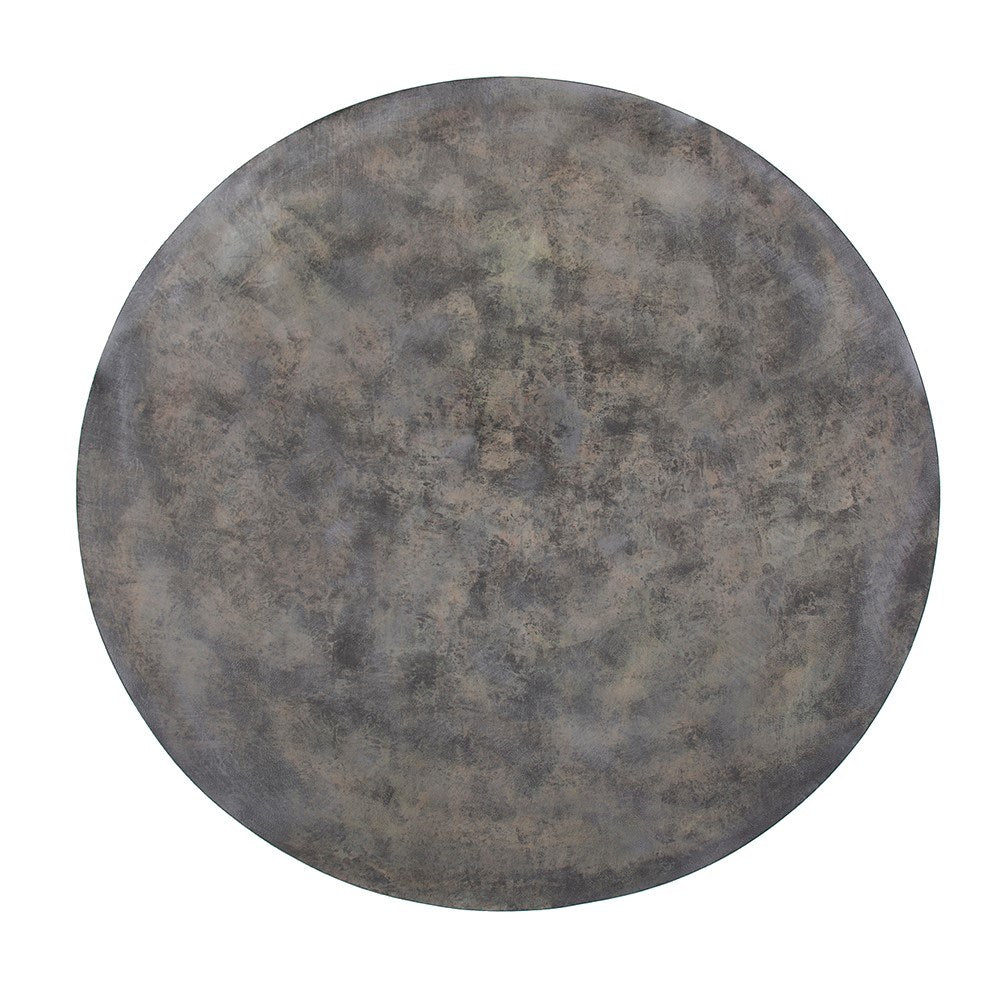 Mottled Bronze Iron Disc Wall Art, Large