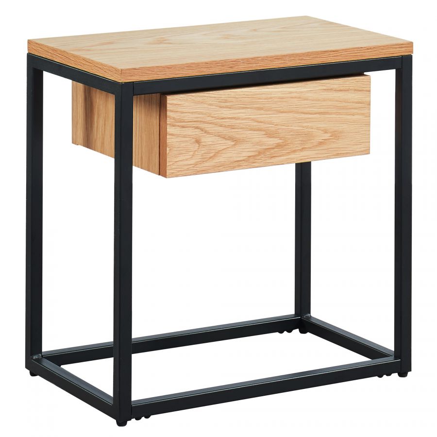 Lance Oak Wood Accent Table