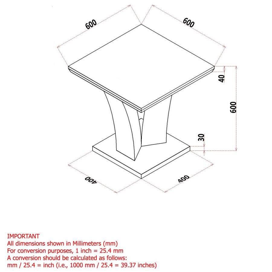 Napoli Grey Accent Table