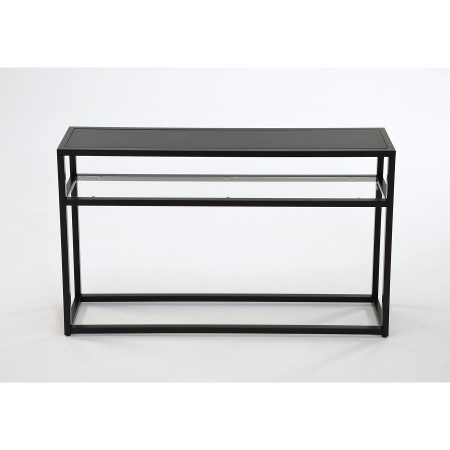 Quinn Black Console Table