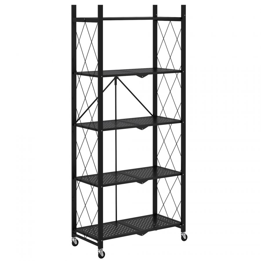 Quby 5-Tier Black Shelf