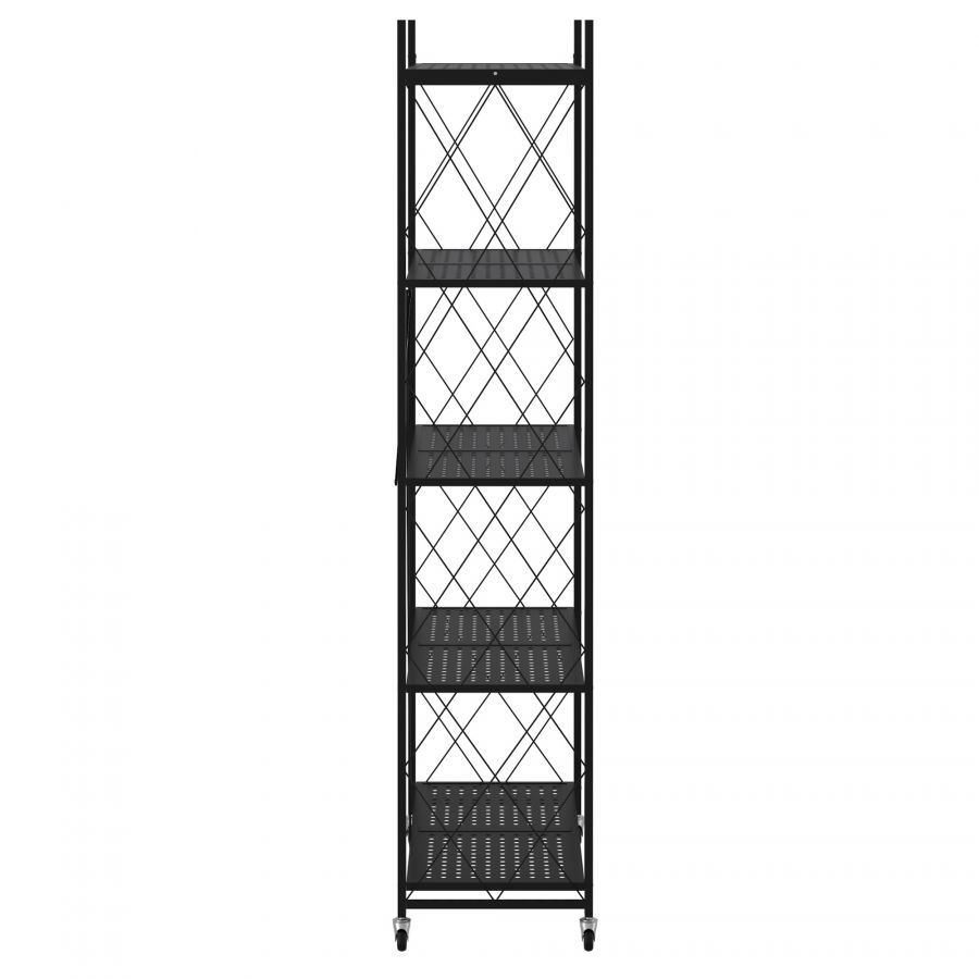 Quby 5-Tier Black Shelf