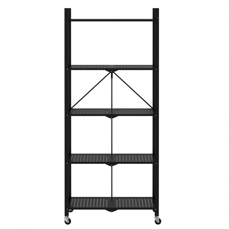 Quby 5-Tier Black Shelf