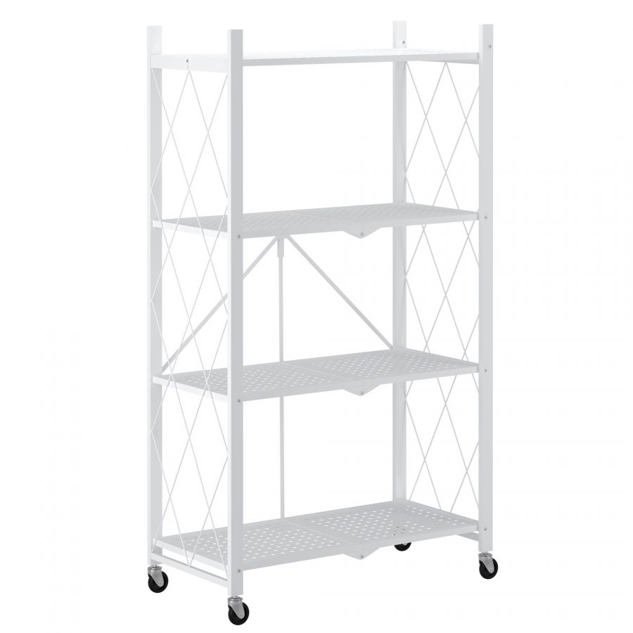 Quby 4-Tier White Shelf