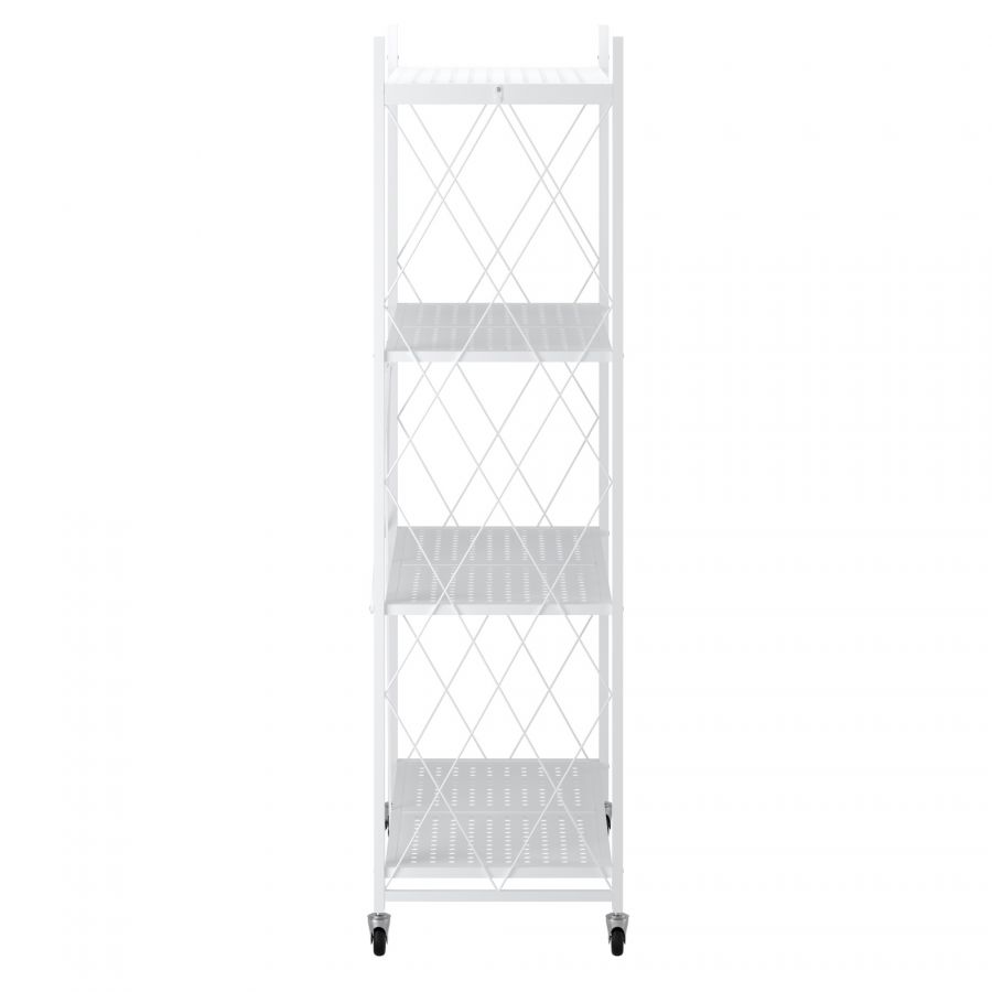 Quby 4-Tier White Shelf