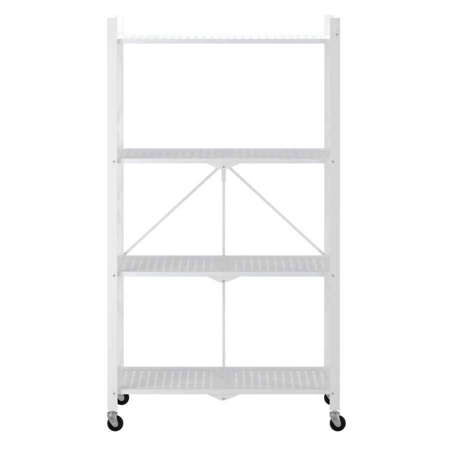 Quby 4-Tier White Shelf