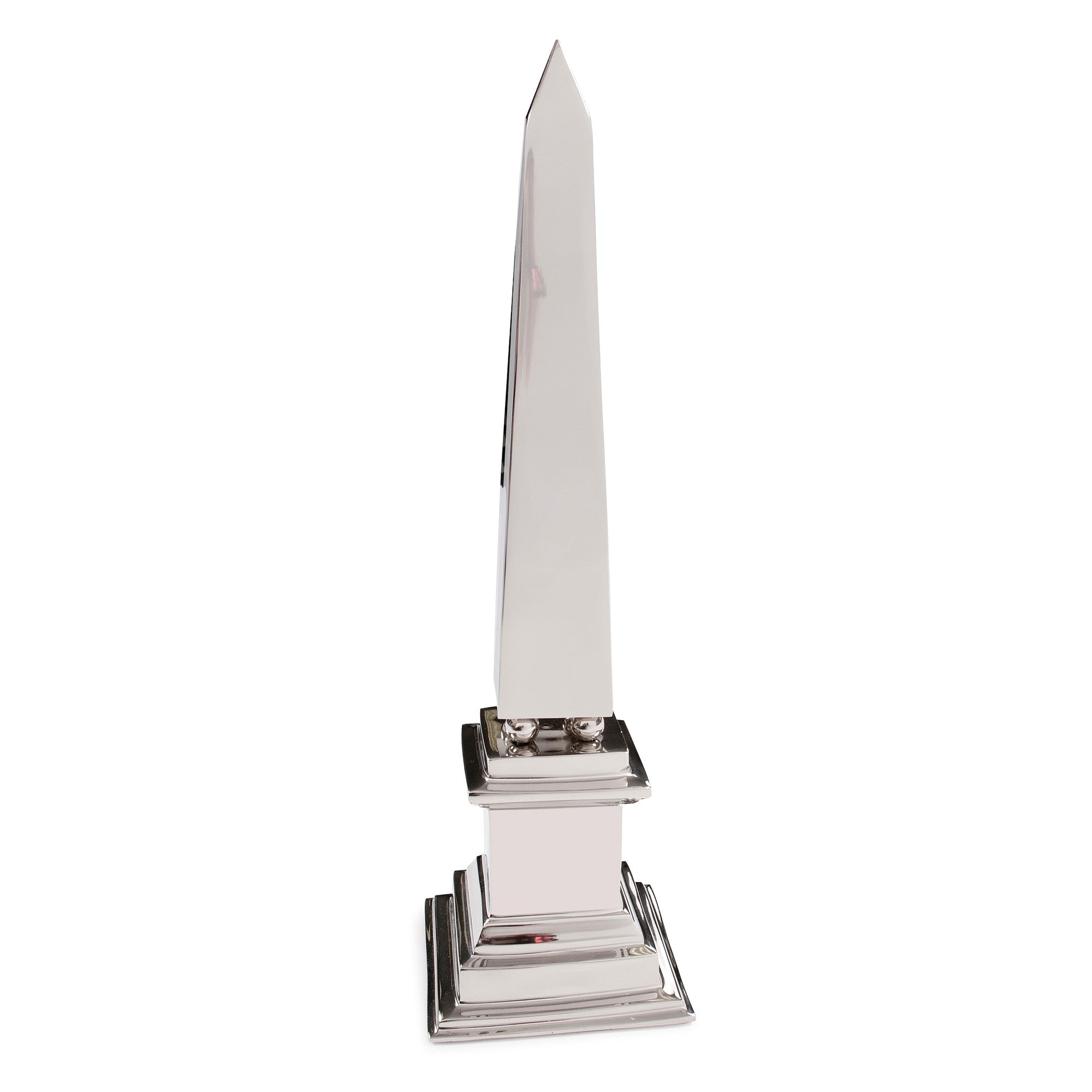 Silver Stainless Steel Obelisk