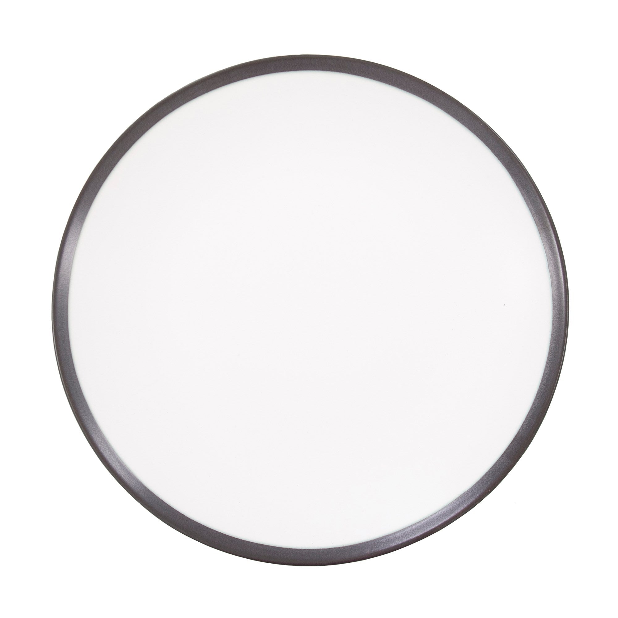 Eclipse White Ceramic Decorative Plate