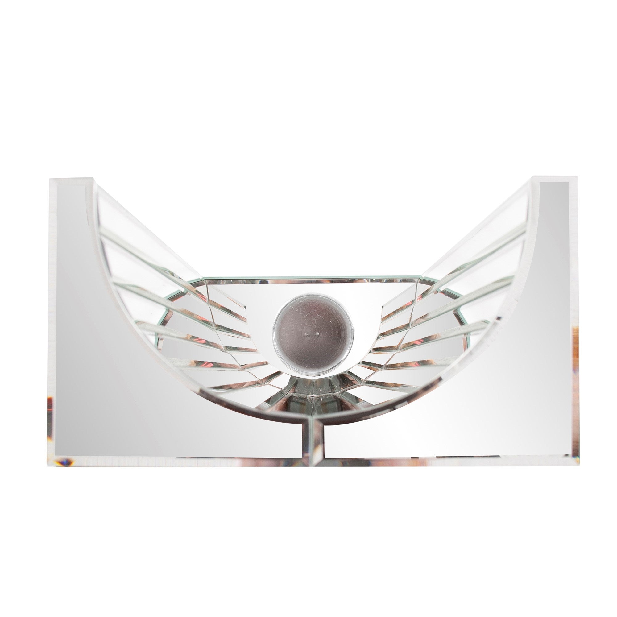 Faceted Mirror Wall Sconce