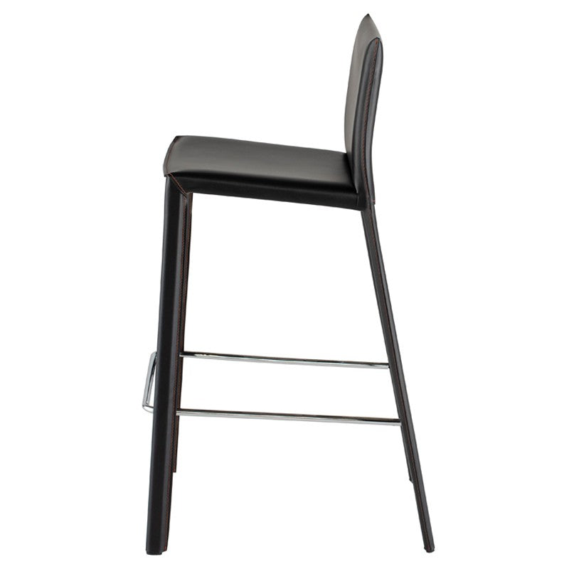 Bridget Black Bar Stool