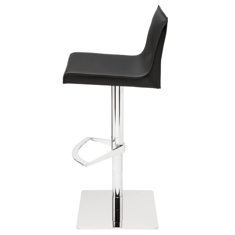 Colter Black Adjustable Stool