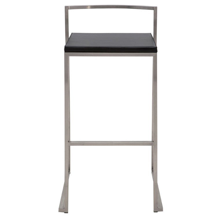 Genoa Black Bar Stool