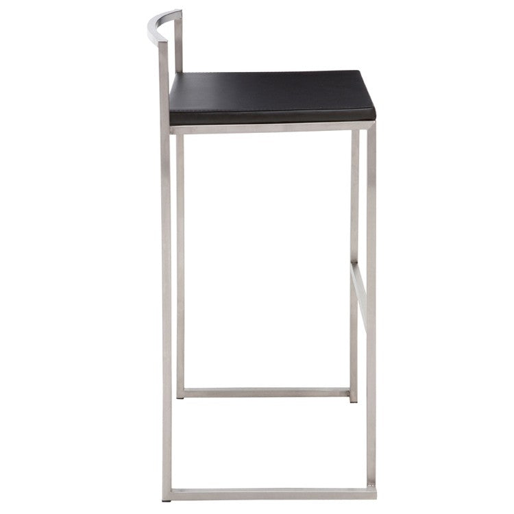 Genoa Black Bar Stool