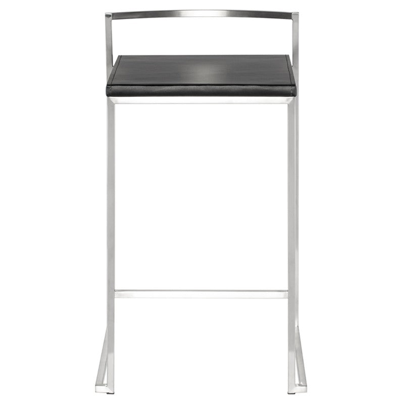 Genoa Black Counter Stool