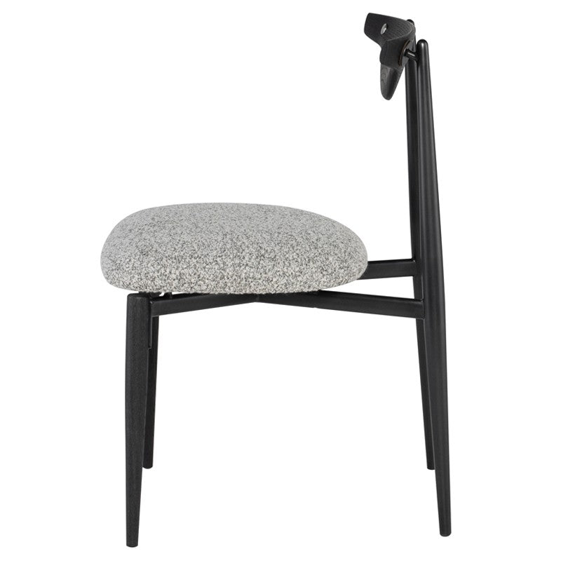 Vicuna Boucle Grey Dining Chair