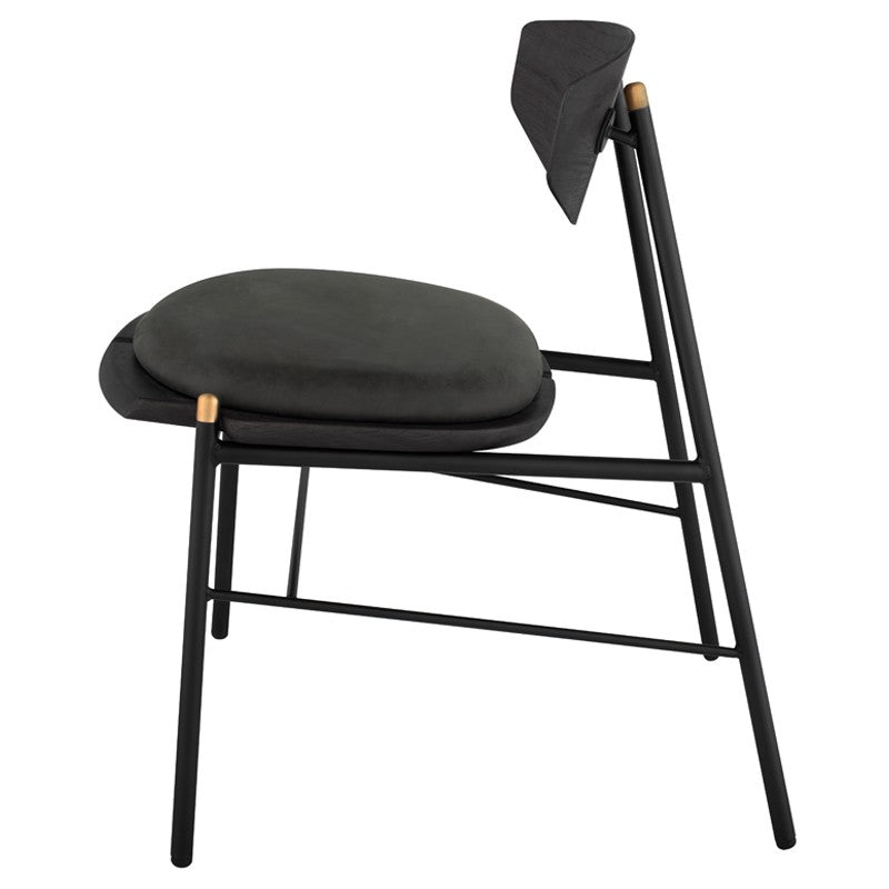 Kink Storm Black Dining Chair