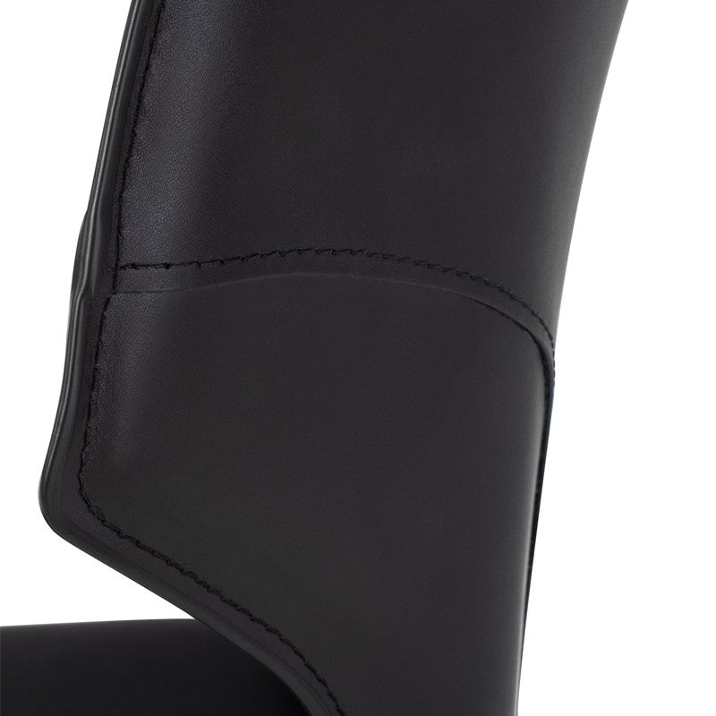 Wayne All Black Dining Chair