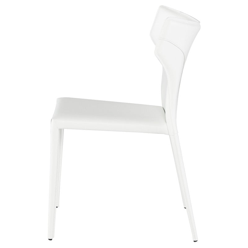 Wayne All White Dining Chair