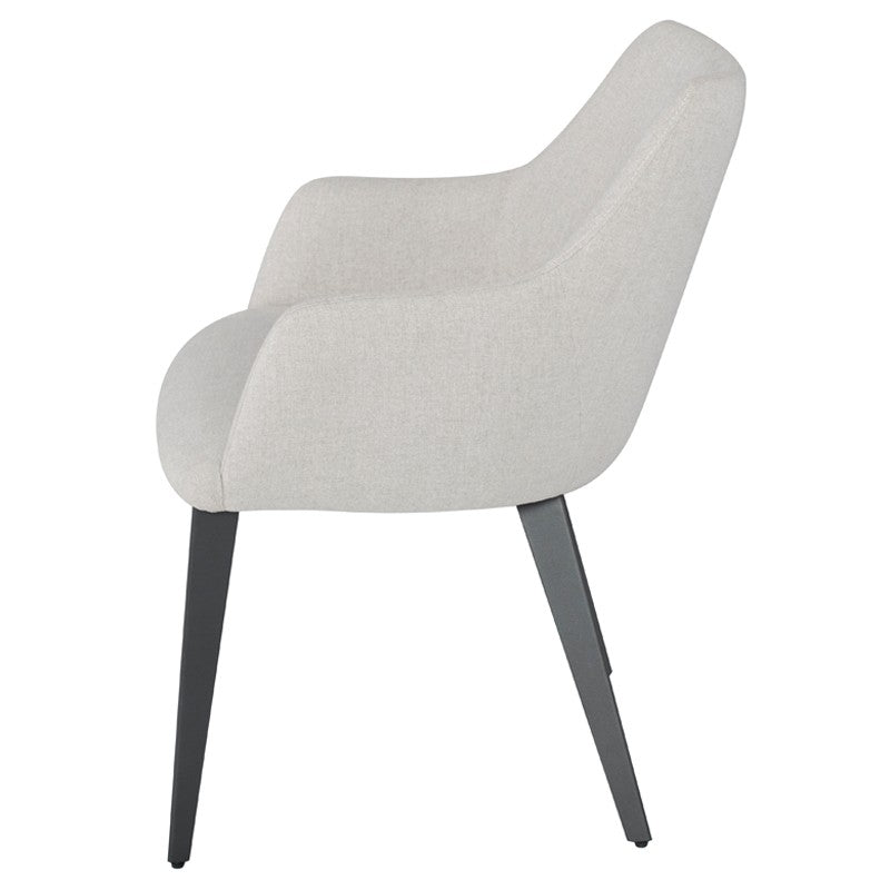 Renee Stone Grey-Titanium Dining Chair