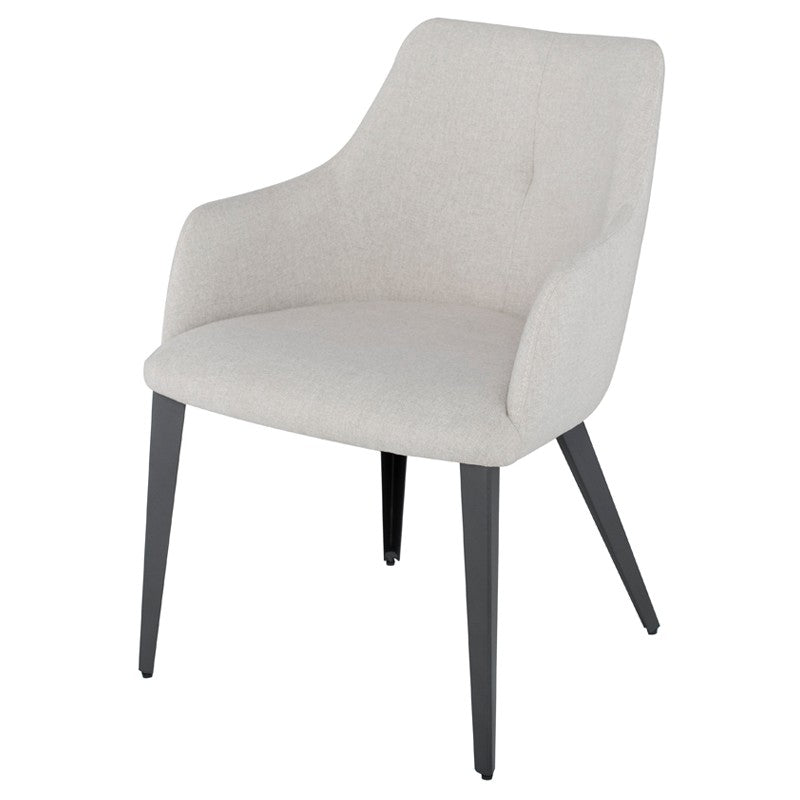 Renee Stone Grey-Titanium Dining Chair