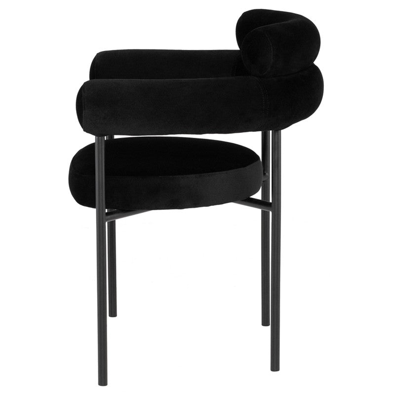 Portia Black Dining Chair